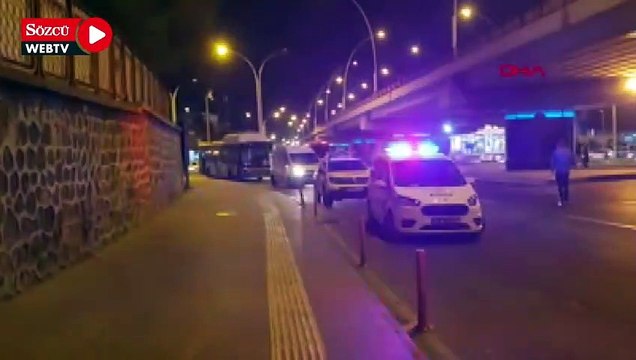 Diyarbakır'sda otobüs alev alev yandı