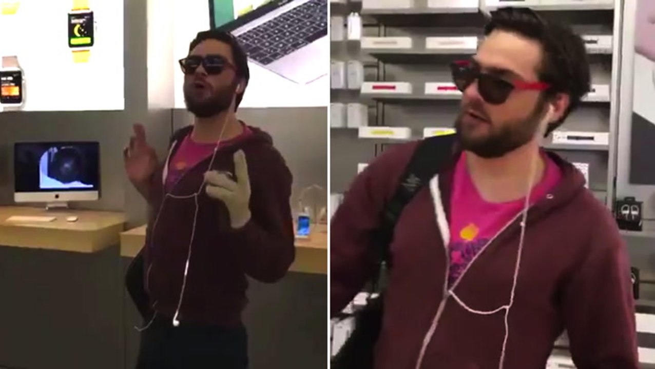 French Guy Smashed iPhones In Apple Store Meltdown