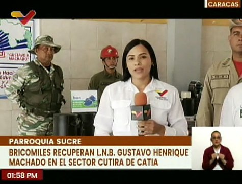 Bricomiles recupera infraestructura del Liceo Bolivariano Gustavo Henrique Machado en Caracas