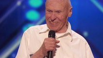 Old Man Sings Metal Song on America's Got Talent