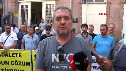 İzmir'de 'S plaka' ihalesi mağdurları eylem yaptı