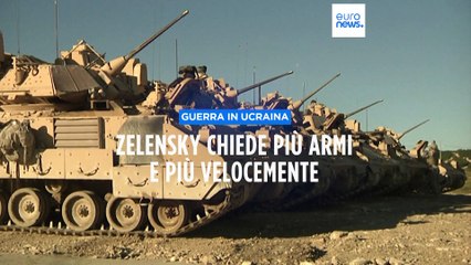 Zelensky: "Controffensiva meno incisiva se la consegna delle armi avviene lentamente"