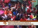 Caracas | Habitantes de la parroquia San José se movilizan en respaldo al Presidente Nicolás Maduro