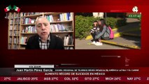 Juan Martín Pérez García habla sobre el aumento récord de suicidios en méxico