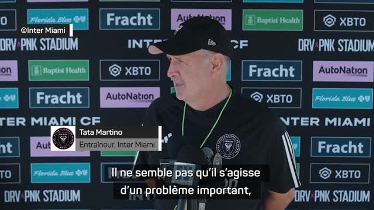 Argentine - Martino pas très inquiet pour Messi