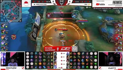 Full match pertama antara rrq vs Rebelllion Zion mpl membara