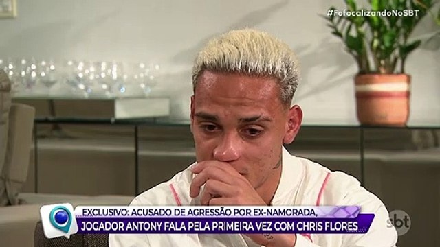 Antony nega agressões, acusa a ex e chora em entrevista ao SBT: Me conectei com Deus