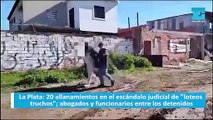 La Plata: 20 allanamientos en el escándalo judicial de 