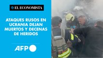 Ataques rusos en Ucrania dejan muertos y decenas de heridos