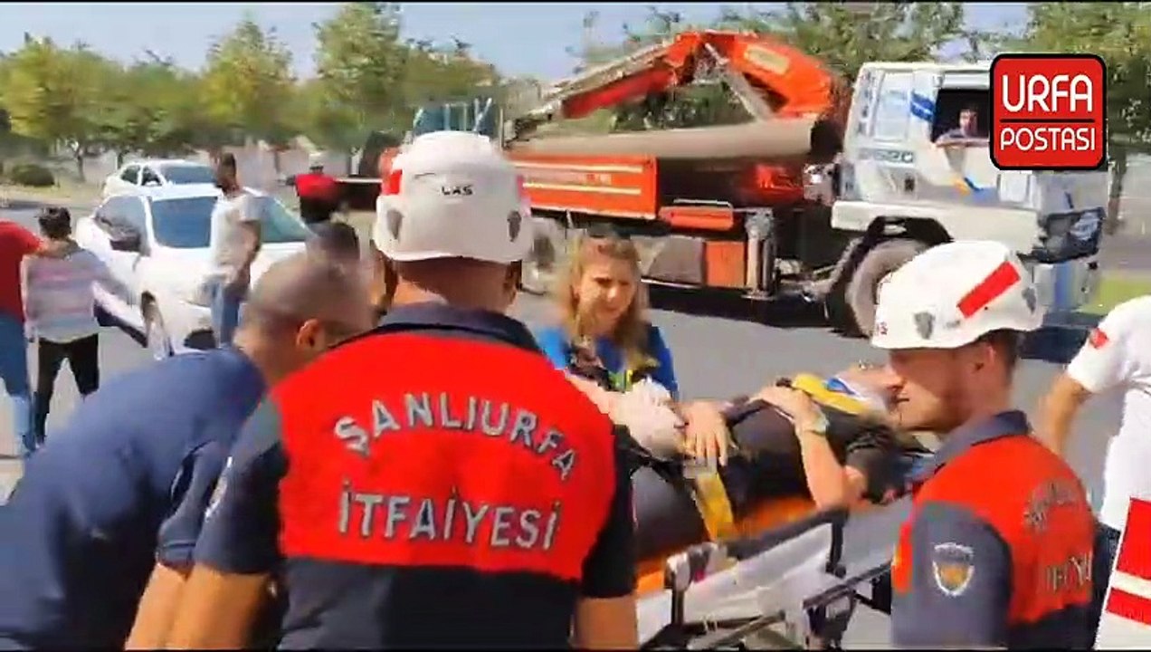Şanlıurfa’da otomobil takla attı! 2 yaralı