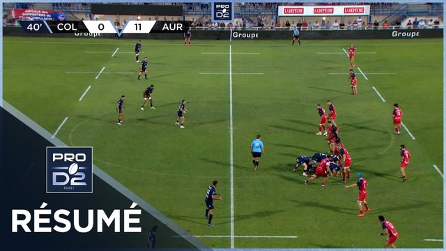 PRO D2 Saison 2023/2024 J04 - Résumé Colomiers Rugby-Stade Aurillacois