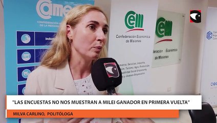 Las encuestas no nos muestran a Milei ganador en primera vuelta