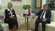 İngiltere Büyükelçisi Antalya Büyükşehir Belediye Başkanı Muhittin Böcek'i Ziyaret Etti