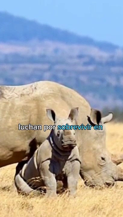 Apenas quedan 2 rinocerontes blancos en el mundo