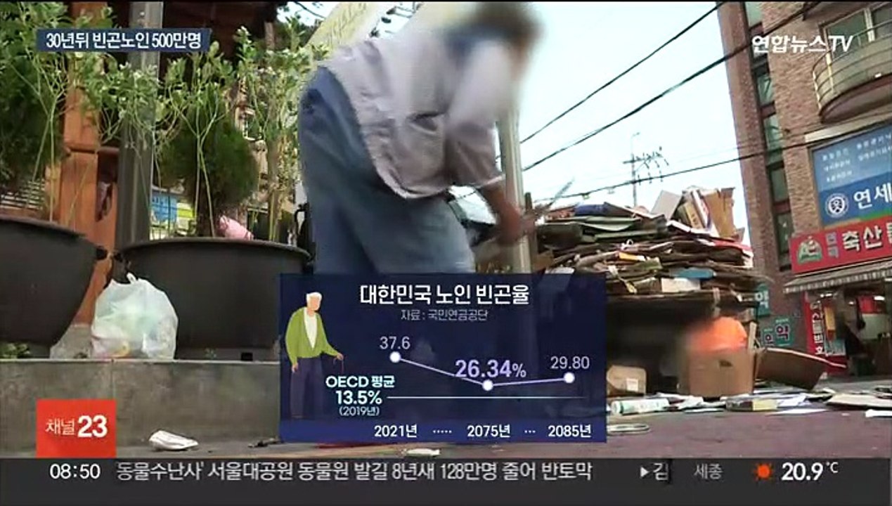 30년 뒤도 노인 500만 명 빈곤상태…해소 대책은?