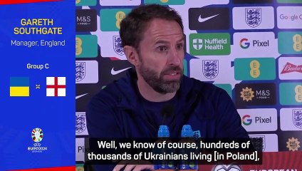 Southgate 'respectful' of occasion as England take on Ukraine