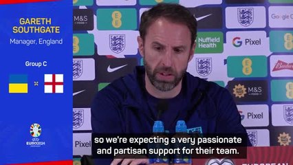 Southgate 'respectful' of occasion as England take on Ukraine