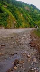 Beautiful view River kunhar Village dalola Abbotabad