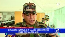 En lo que va del año, 550 kg de droga ha sido decomisada durante intervenciones a burriers