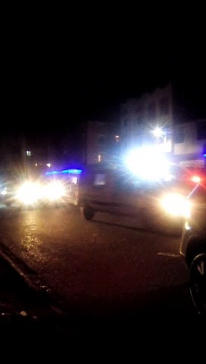 Agadir street morocco  earthquake measuring 4 on the Richter scale