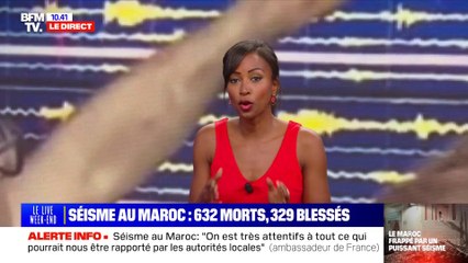 Séisme au Maroc : 632 morts, 329 bléssés - Fanny Wegscheider sur BFM (09/09/2023)