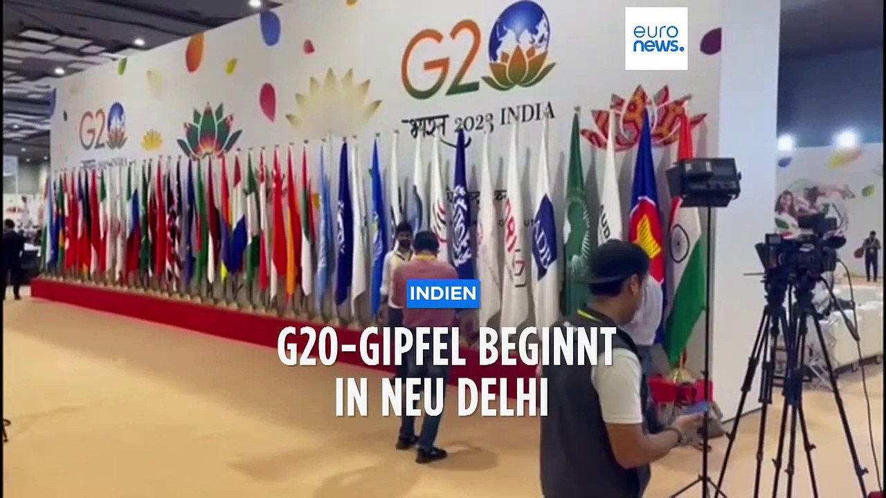 In Indien hat der G20-Gipfel begonnen