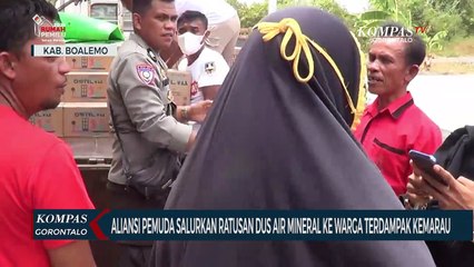 Aliansi Pemuda Salurkan Ratusan Dus Air Mineral ke Masyarakat Terdampak Kemarau