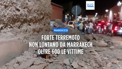 Salgono ad oltre 600 le vittime del terremoto in Marocco