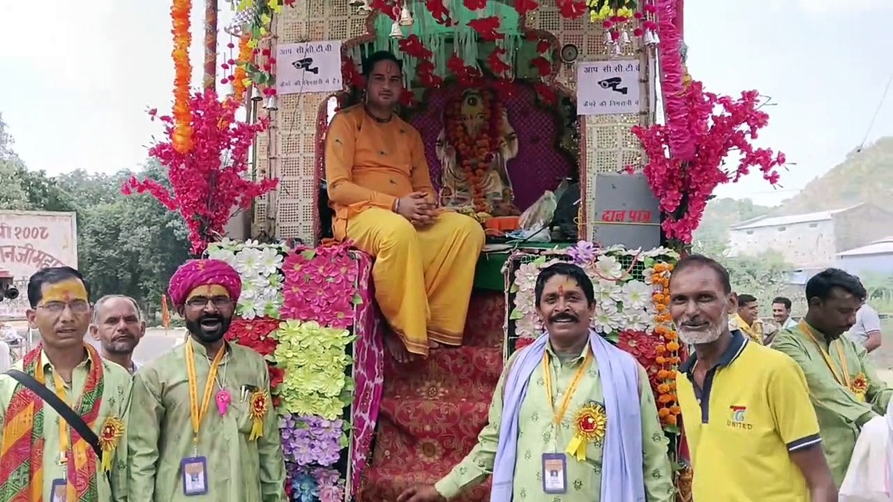 राजगढ़ से गणेश जी की 23 वीं पदयात्रा शुरू