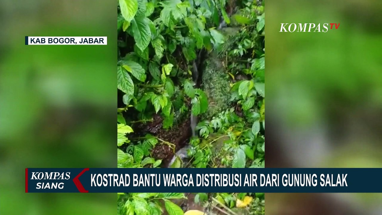Kemarau Melanda, Begini Usaha Kostrad Bantu Warga Distribusi Air dari Gunung Salak