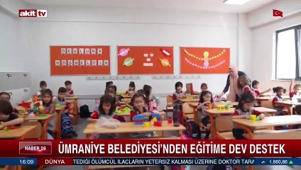 Ümraniye Belediyesi'nden eğitime dev destek
