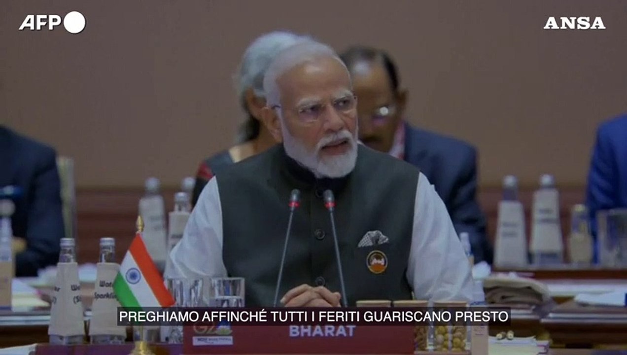 Terremoto, Modi: "Il mondo intero e' con il Marocco"