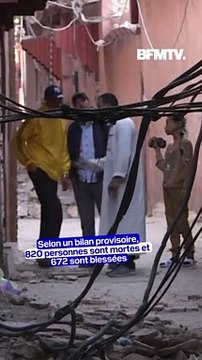 Les images des dégâts du séisme au Maroc, qui fait 820 morts selon un bilan provisoire