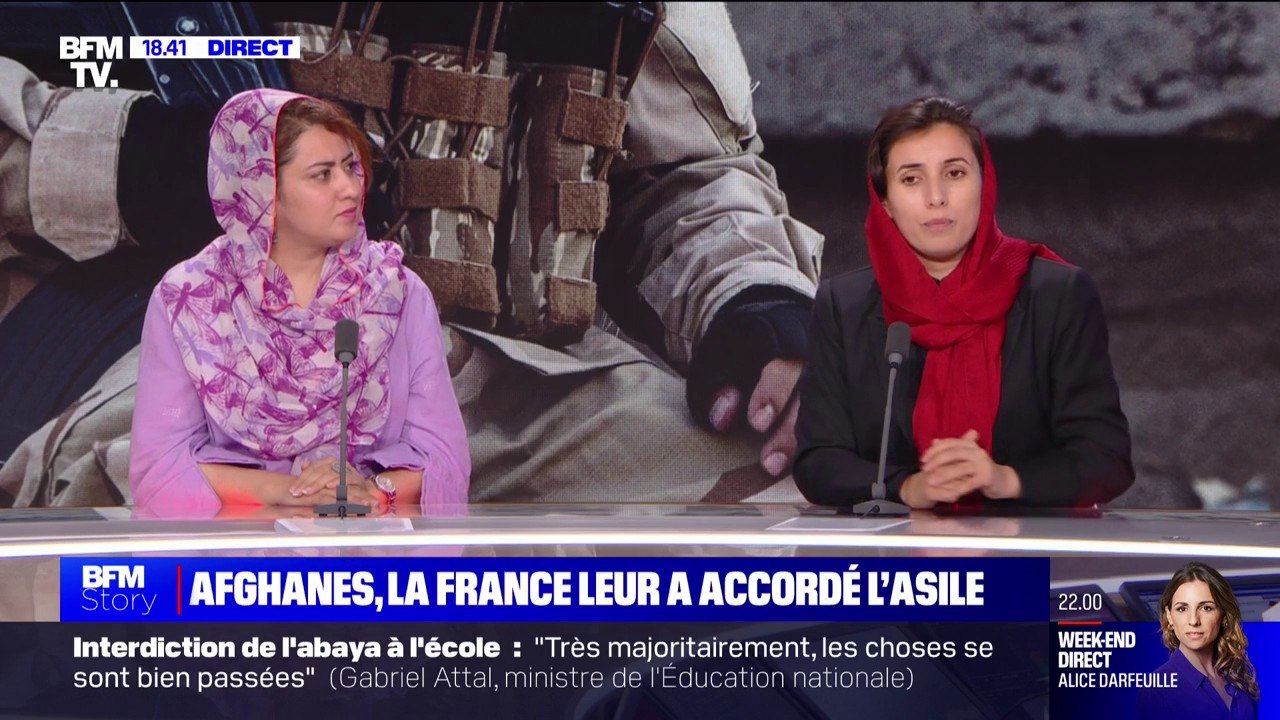 "On doit respecter les libertés individuelles et respecter ce que nous impose la loi": deux réfugiées afghanes réagissent à I'interdiction du port de l'abaya à l'école