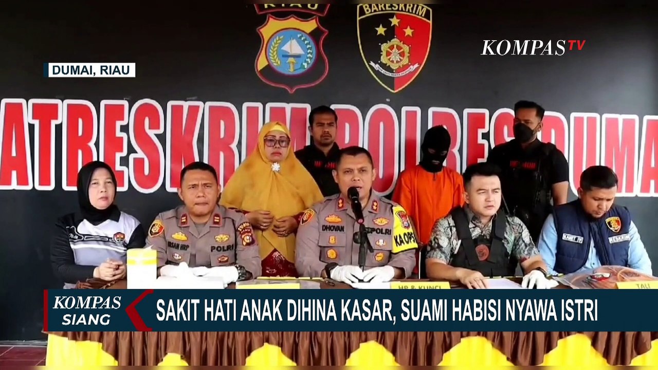 Suami di Dumai Tega Libatkan 2 Anaknya untuk Habisi Nyawa Istri!