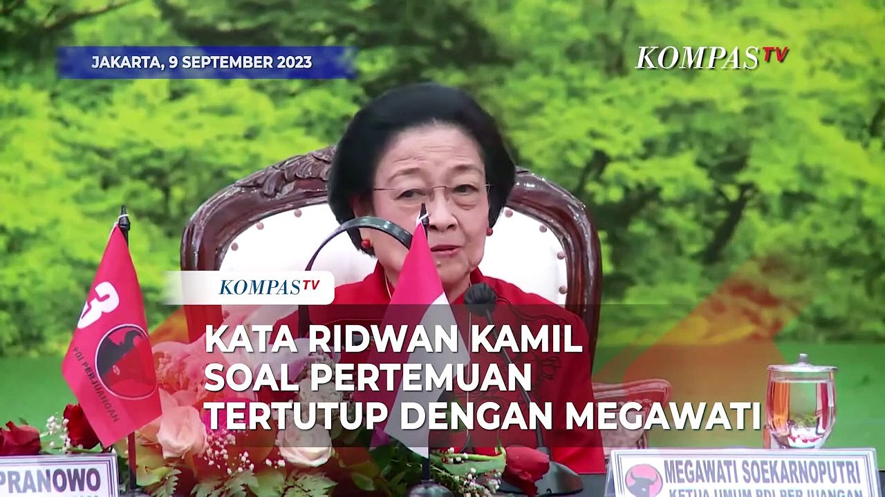Ridwan Kamil Buka Suara Soal Pertemuan Tertutup dengan Ketum PDIP Megawati