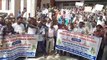 प्रदेश भर के सरकारी अस्पतालों के ठेका कर्मियों ने अपनी मांगों को लेकर आंदोलन शुरू कर दिया