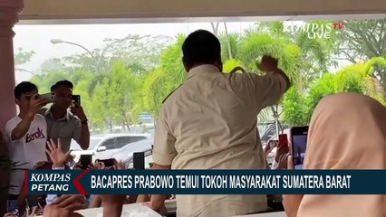 Bakal Capres Prabowo Temui Konsolidasi Pemenangan di Padang