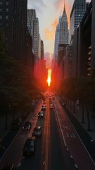 "Un Été Inoubliable : Le Coucher de Soleil Époustouflant à New York"