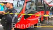 Grave acidente entre ônibus biarticulado e metropolitano deixa mais de 40 feridos no Centro de Curitiba