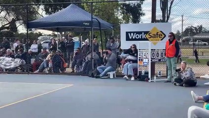 2023 LVFNL A-grade netball grand final - final quarter