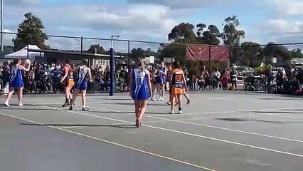 2023 LVFNL A-grade netball grand final - first quarter
