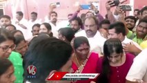 Nara Bhuvaneshwari Visits Kanaka Durga Temple _ Vijayawada _ V6 News