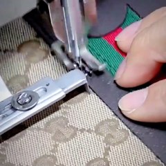 Making a Shabby Gucci Bag into a New Bucket Bag