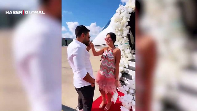 Engin Polat, eşi Dilan Polat'a evlilik yıl dönümünde uçak mı aldı? Sosyal medya yıkıldı