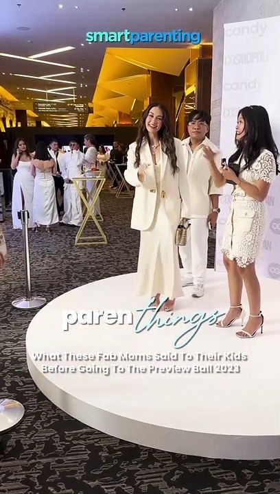 Parenthings: What These Fab Moms Said To Their Kids Before Going To The Preview Ball 2023