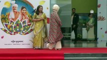 Emine Erdoğan, G20 Zirvesi için bulunduğu Hindistan'da lider eşleriyle bir araya geldi