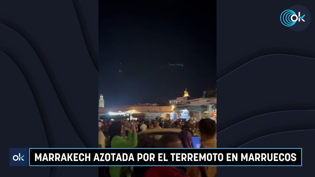 Marrakech azotada por el terremoto en Marruecos