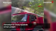 Osmaniye'nin Düziçi ilçesinde orman yangını