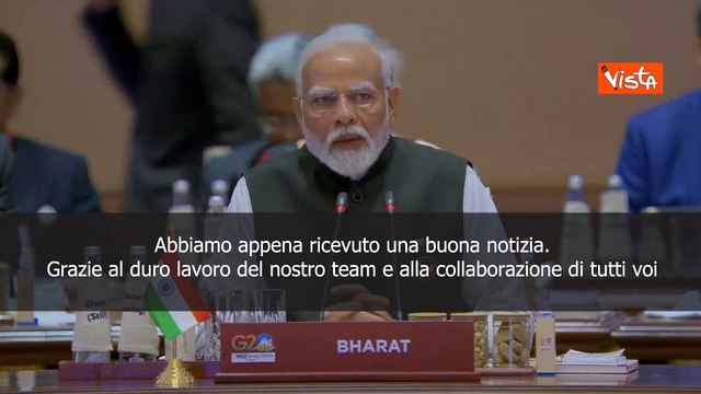 G20, Modi: Adottata dichiarazione finale del vertice . L'applauso dei leader